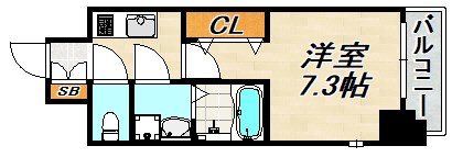レジュールアッシュ神戸グランフィール 間取り図