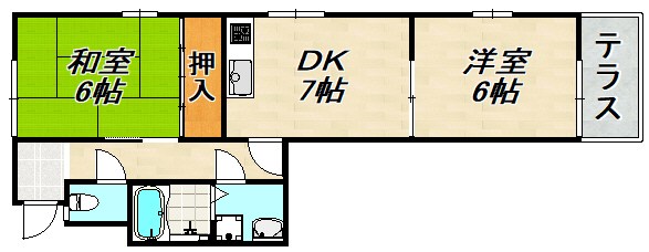 エステートピア上沢 間取り