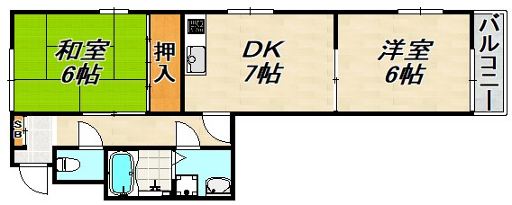 エステートピア上沢 間取り図