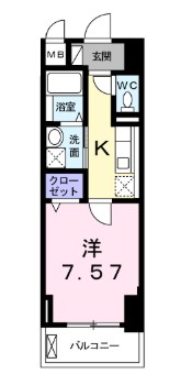 クラシェス新長田 間取り図