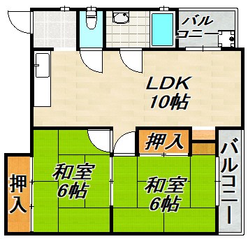 第二鈴蘭ハイツ 間取り