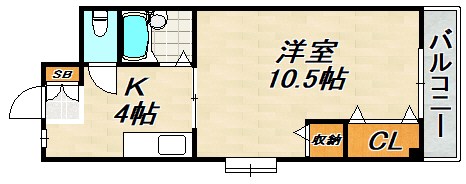コーポアルム２ 間取り図