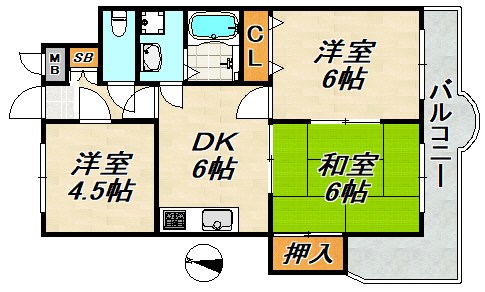 ビバリーハウス須磨壱番館 間取り図