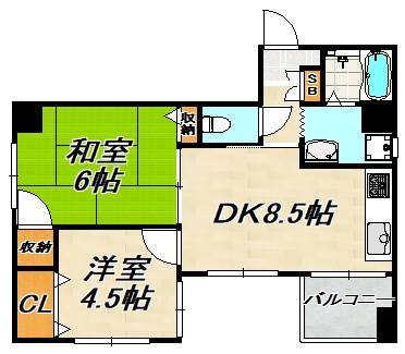 インプルーヴ板宿 間取り図
