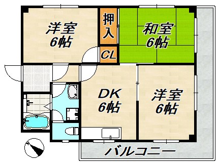ツインアベニュー 間取り図