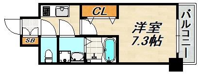 レジュールアッシュ神戸グランフィール 間取り図