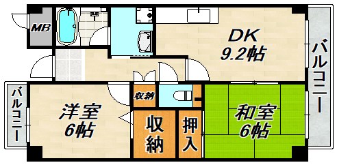 ル・ソレイユ須磨 間取り