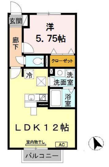 アンソレイエ 間取り
