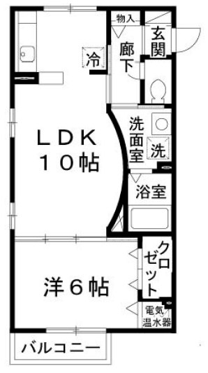 ヒルサイドレジデンス　B棟 間取り