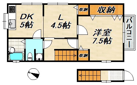 ハイツオー 間取り図