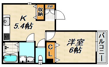 Regulus板宿 間取り図