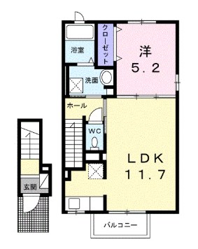 トゥインクルⅡ 間取り図