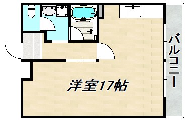 ルミナスハイツ長田 間取り図