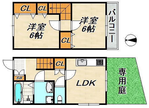 KARIN妙法寺 間取り図