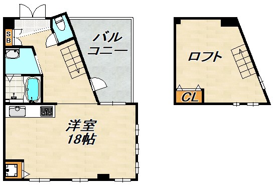 アパ北町 間取り図