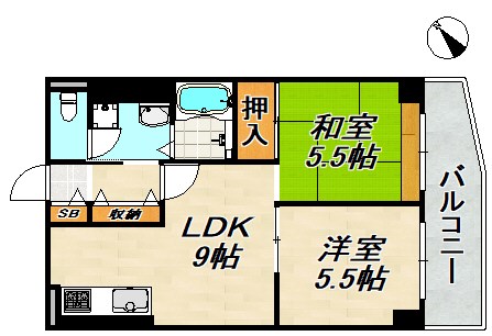 ロイヤルメゾン東須磨 間取り図