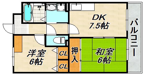 グランディア ミ・アモーレ新長田邸 間取り図