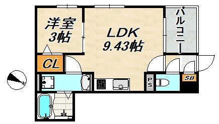 REGALEST長田Ⅰ 間取り図
