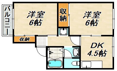 トラスト神戸 間取り図