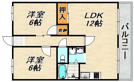 シャトレー奥須磨 間取り
