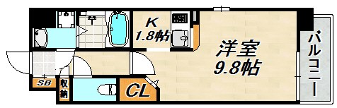 デコール神戸Ⅱ 間取り図