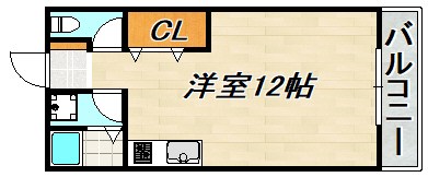 クレアハイム大谷 間取り図