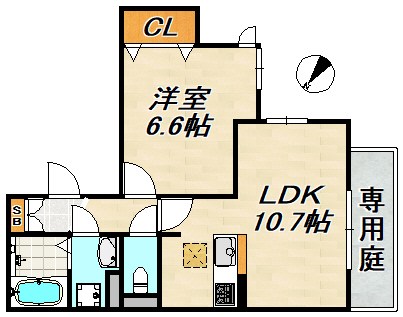 Pista神戸板宿 間取り