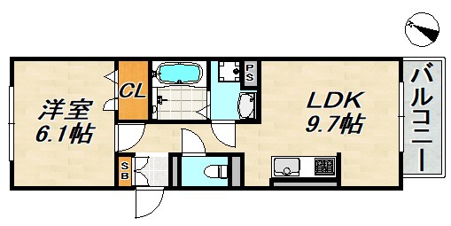 Pista神戸板宿 間取り