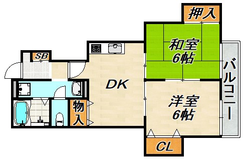 ピュア大翔 間取り図