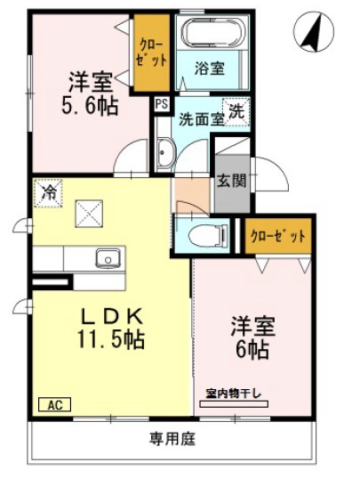 ソノーレ鈴蘭 間取り図