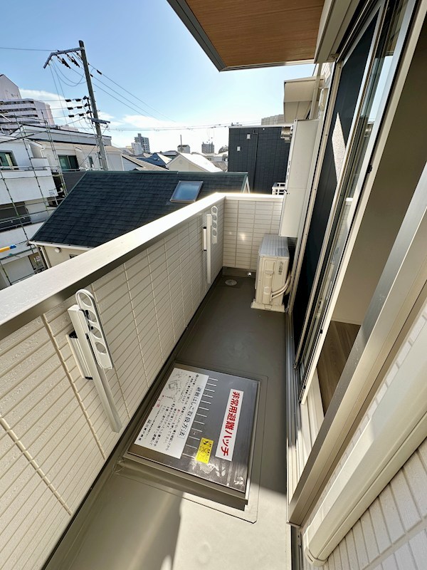 グランマーリエ松野通 ベランダ