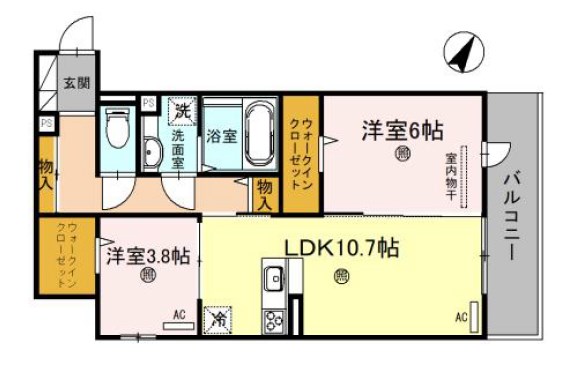 Premiere SAKURA 間取り図