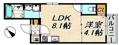 MAXIV CITY神戸鷹取 間取り図