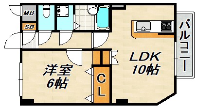 ロイヤルメゾン東須磨 間取り図
