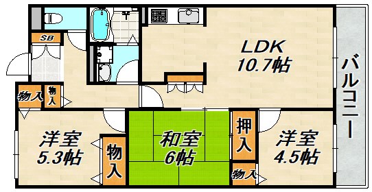 トラストコート戸崎 間取り図