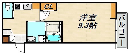 エヌエムサンカンテキャトフC棟 間取り図
