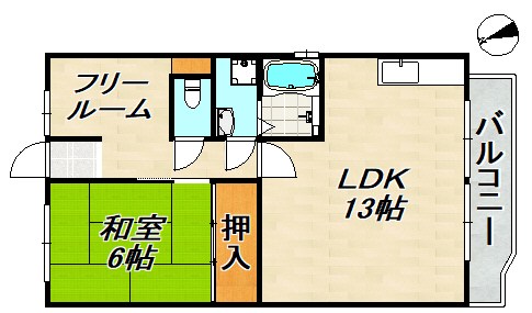 エード白川 間取り図