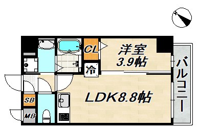 SDグランツ神戸ウエスト 間取り図