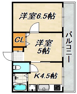 AQUA鈴蘭台 間取り図