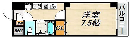 ラ・ヴィスタ板宿 間取り図
