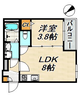 MAXIV CITY神戸鷹取TRE 間取り図