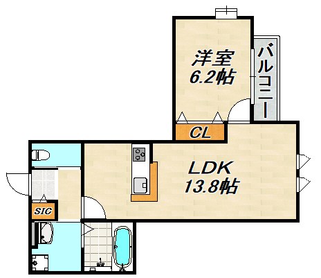 AQUILA須磨海浜公園 間取り図