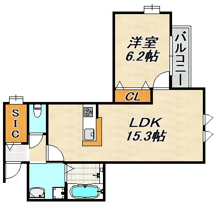 AQUILA須磨海浜公園 間取り図