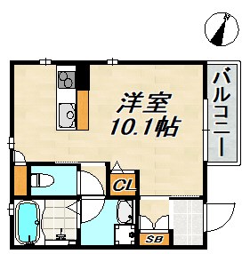 グランメール月見山 間取り図