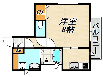 シェル須磨天神 間取り図