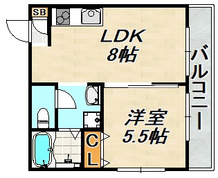 サンビレッジ板宿 間取り