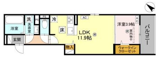 LaMaison大池町 間取り図