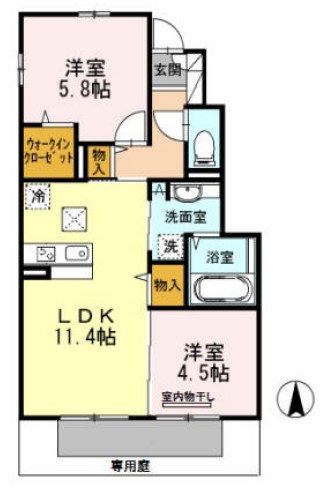 green village 間取り図
