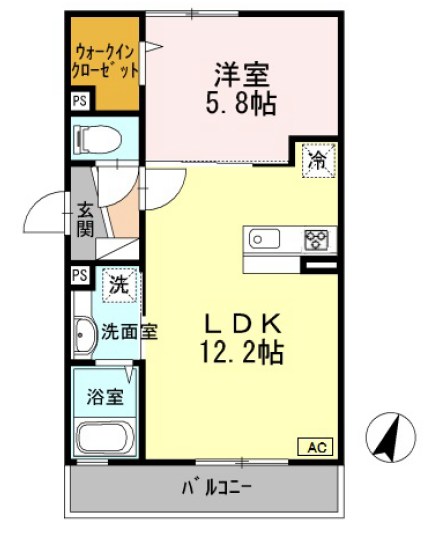 アネックス北神戸 間取り図