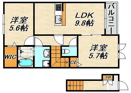 ウエストヒルズ西六甲 間取り図